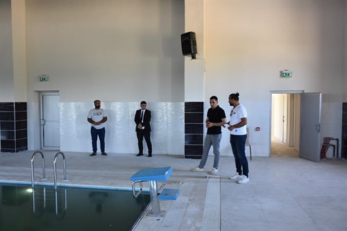 Kaymakamımız Sayın Mevlana KÜRKCÜ, İlçemizde Bulunan Yarı Olimpik Yüzme Havuzu ve Ulu Camiine Ziyarette Bulundu