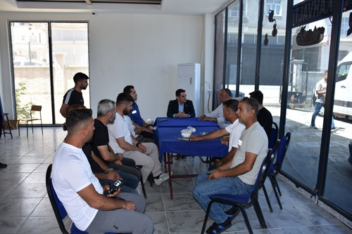 Kaymakamımız Sayın Mevlana KÜRKCÜ, İlçe Otogarını Ziyaret Etti